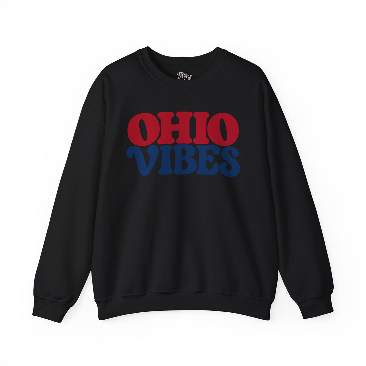 Ohio Vibes Unisex Crewneck Sweatshirt State Name Graphic