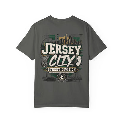 New Jersey City Street Division Unisex Comfort Color 1717 Streetwear Graphic Tee