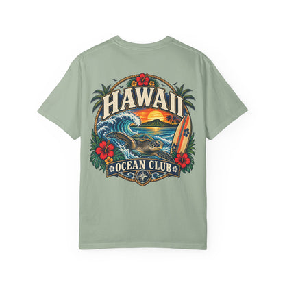 Hawaii Ocean Club Unisex Comfort Color 1717 Streetwear Graphic Tee