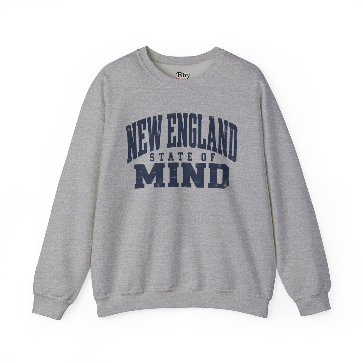 Massachusetts England State of Mind Unisex Crewneck Sweatshirt State Name Graphic