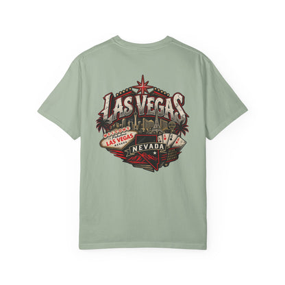 Las Vegas Nevada Unisex Comfort Color 1717 Streetwear Graphic Tee