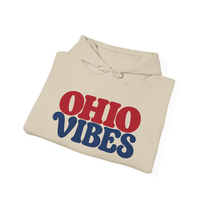 Ohio Vibes Unisex Hoodie State Name Graphic