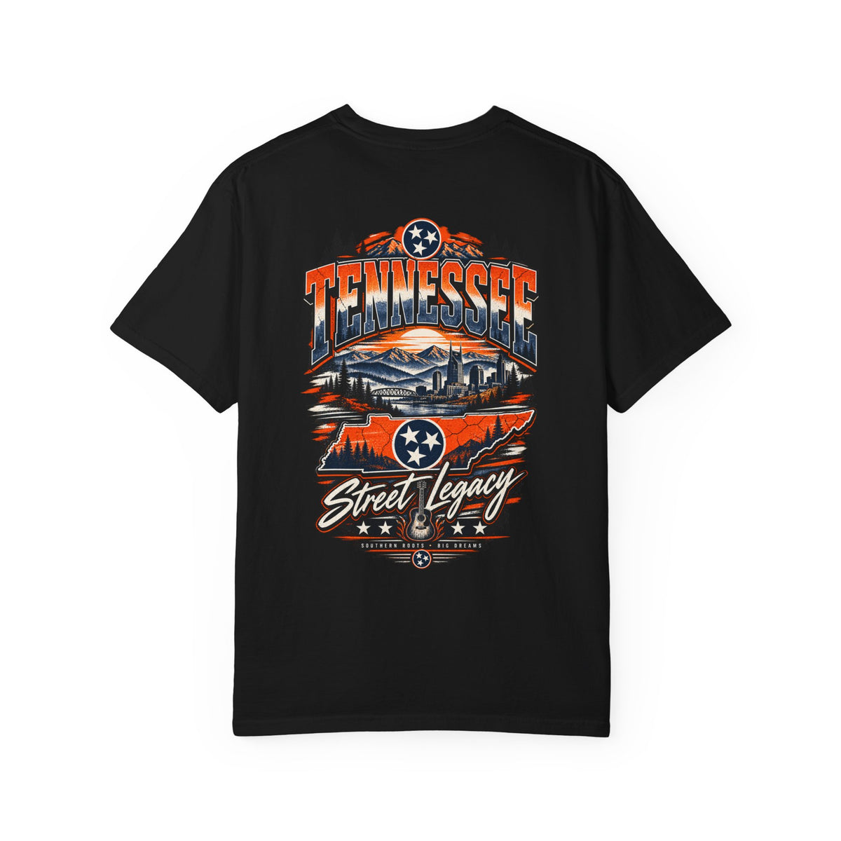 Tennessee Street Legacy Unisex Comfort Color 1717 Streetwear Graphic Tee