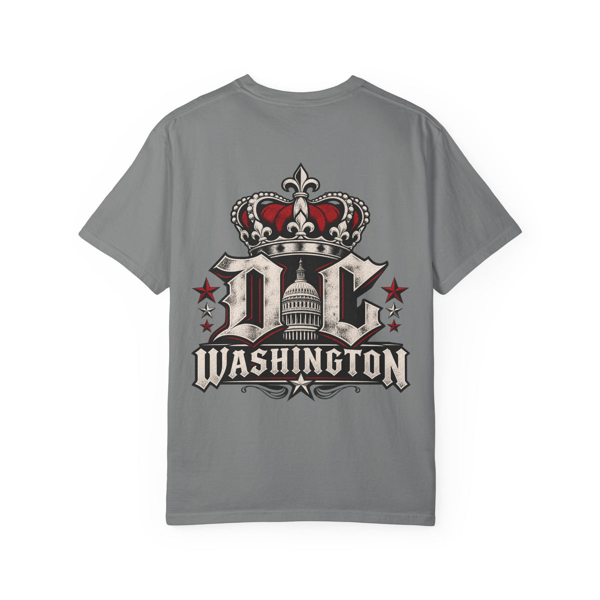 Washington DC Crown Unisex Comfort Color 1717 Streetwear Graphic Tee