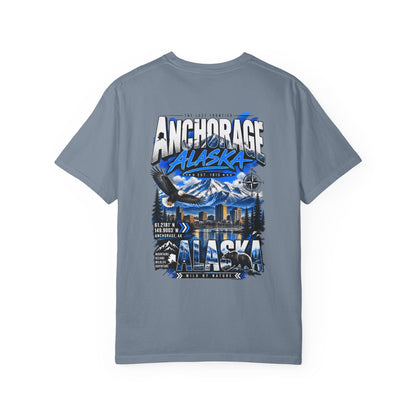 Anchorage Alaska Streetwear  Unisex Comfort Color 1717 Streetwear Graphic Tee