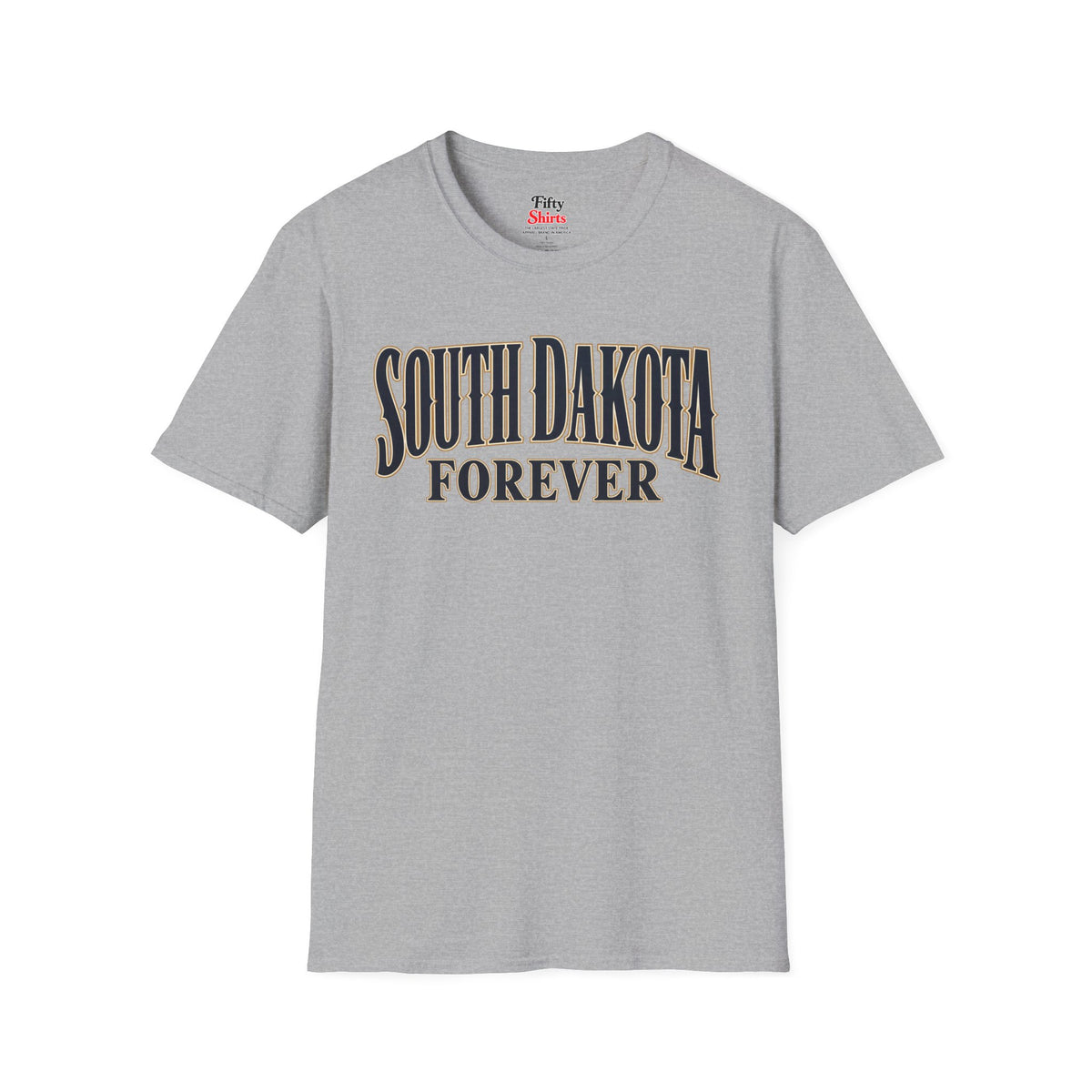 South Dakota Forever Unisex Softstyle T Shirt State Name Graphic Tee