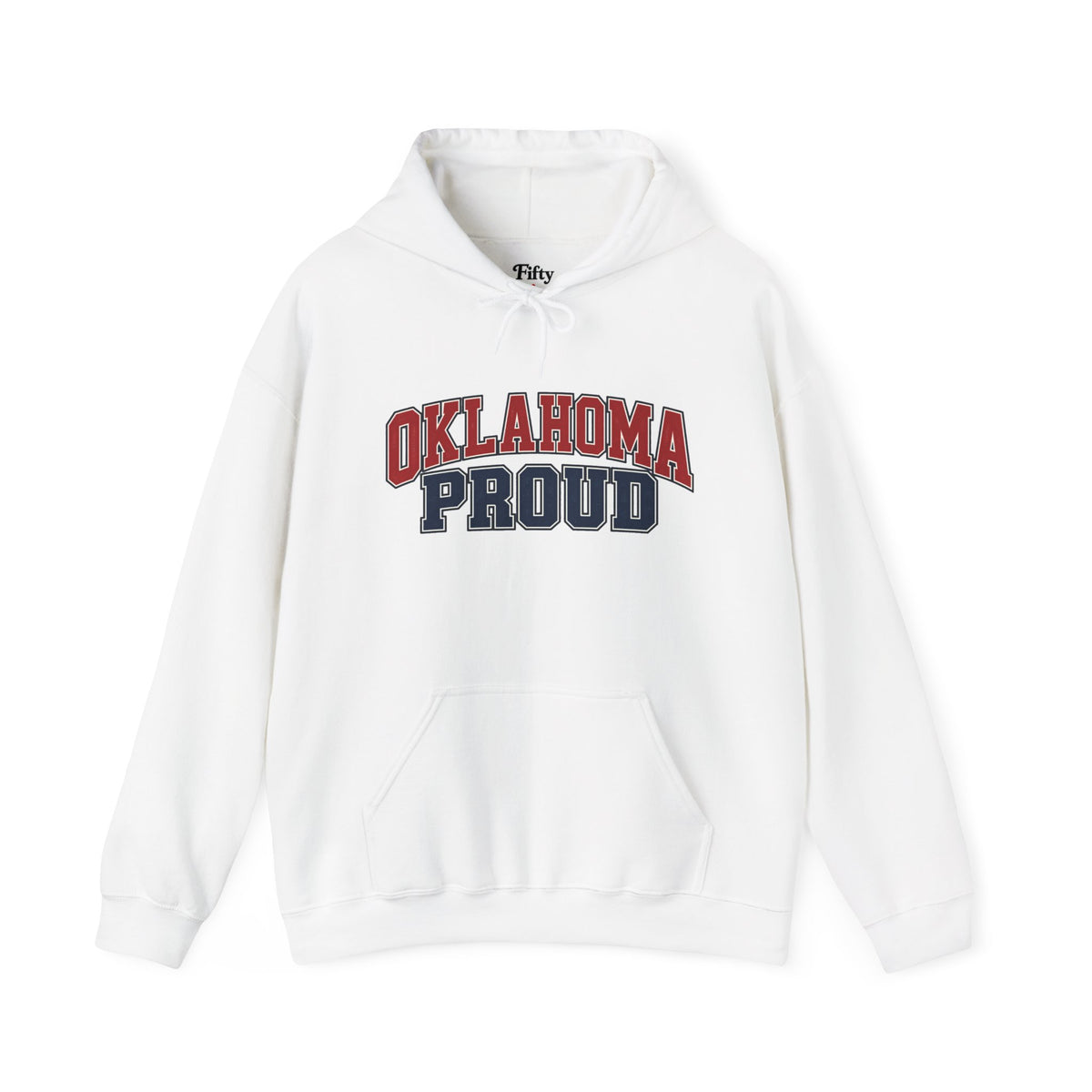Oklahoma Proud Unisex Hoodie State Name Graphic