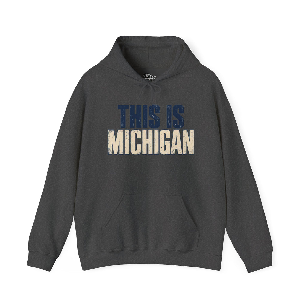 This is Michigan Unisex Hoodie State Name Graphic