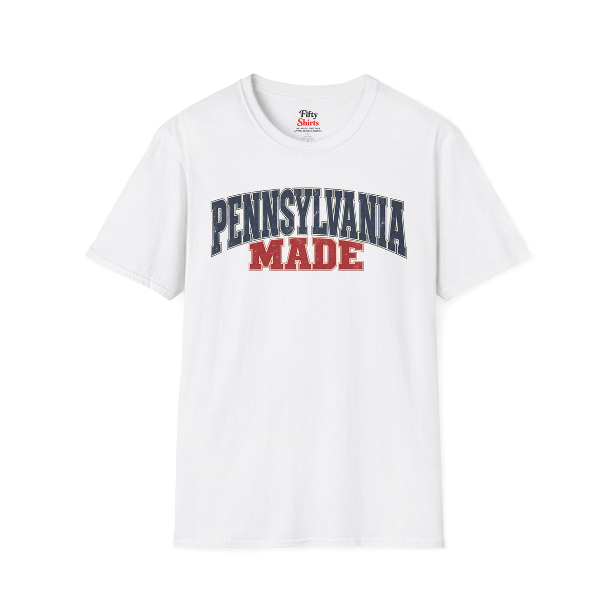 Pennsylvania Made Unisex Softstyle T Shirt State Name Graphic Tee