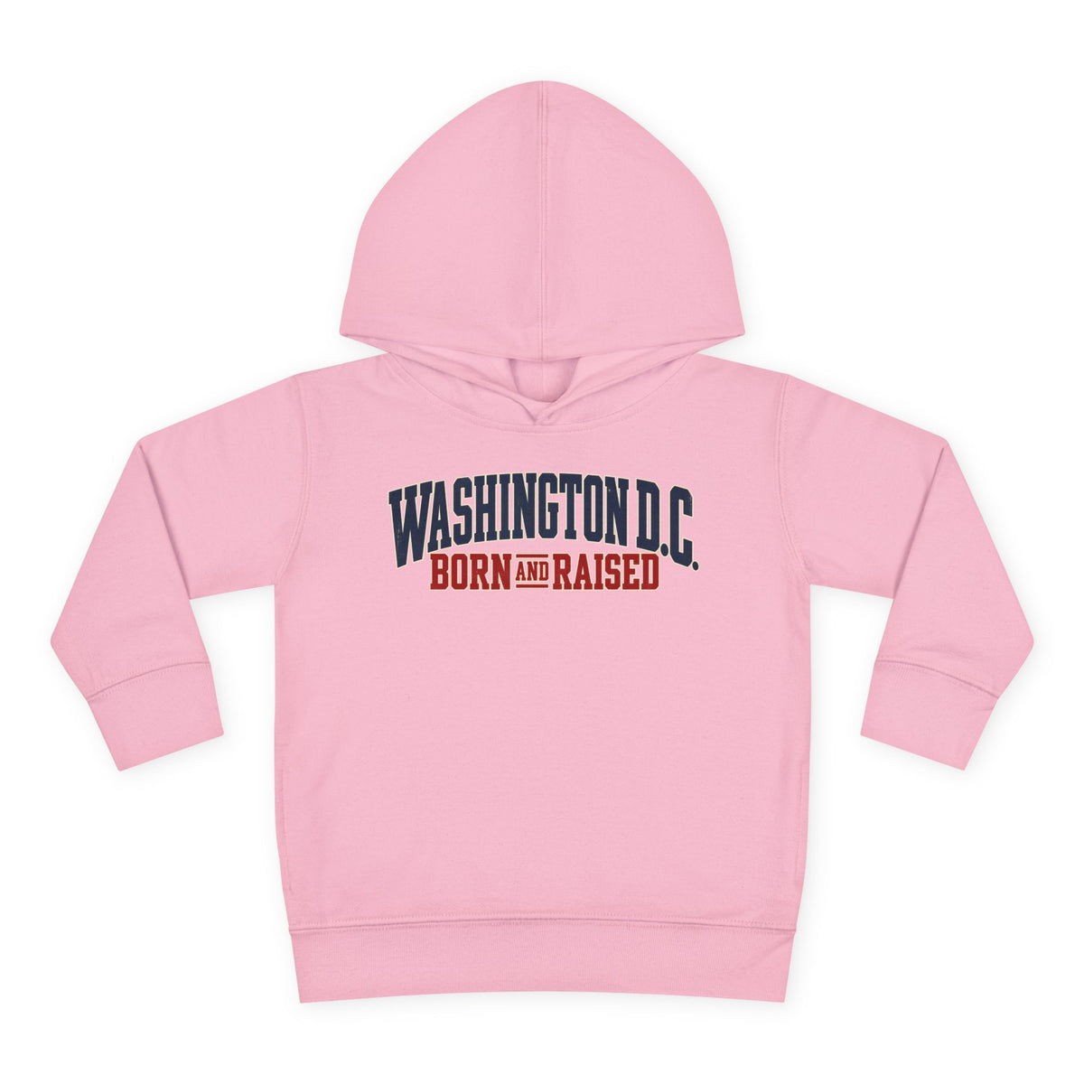 Washington DC Born and Raised Premium East Coast Unisex Toddler Pullover Fleece Hoodie