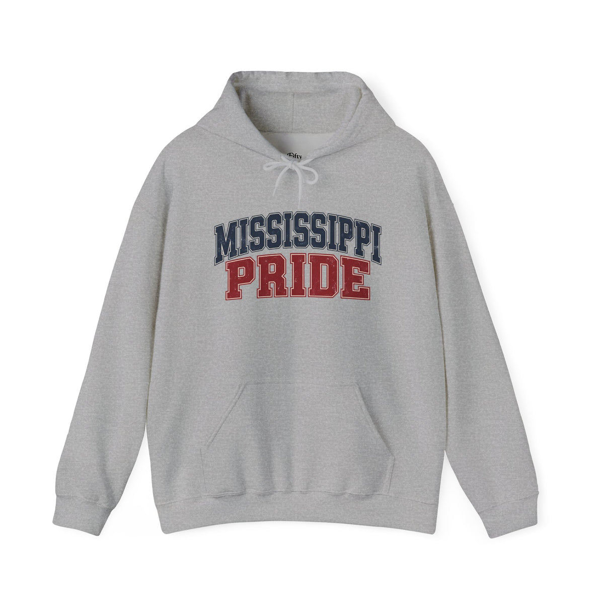 Mississippi Pride Unisex Hoodie State Name Graphic