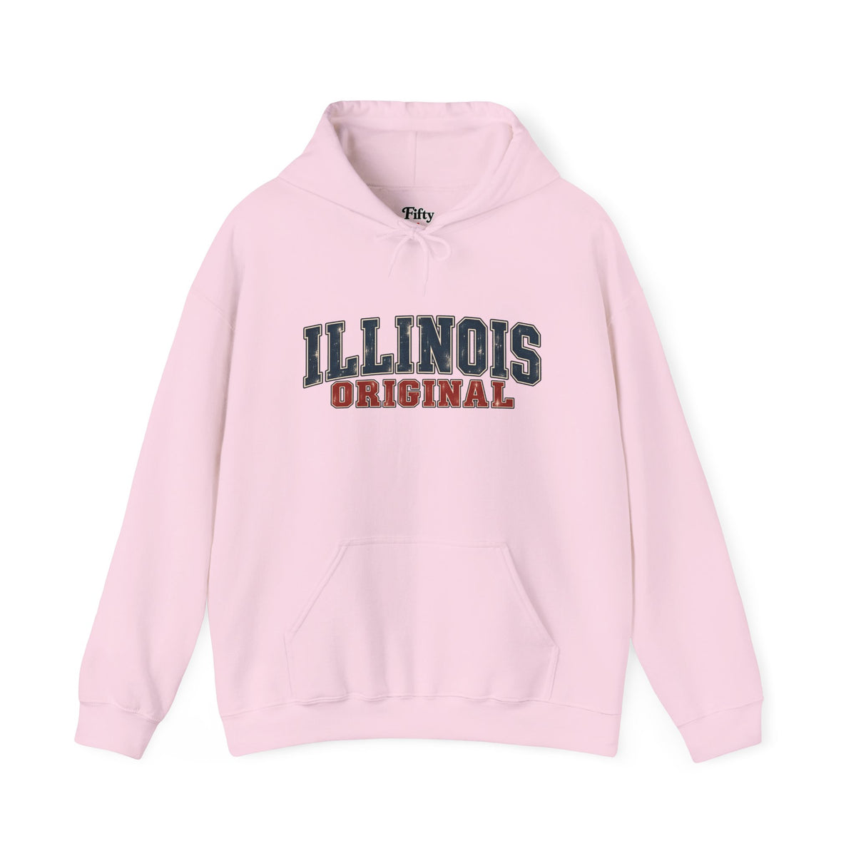 Illinois Original Unisex Hoodie State Name Graphic