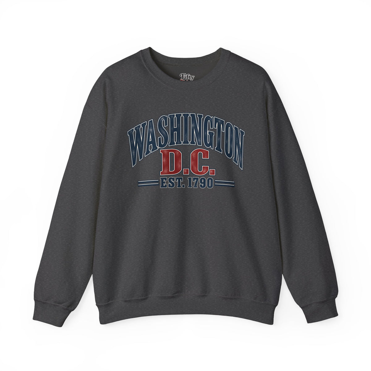Washington DC Est 1790 Unisex Crewneck Sweatshirt State Name Graphic