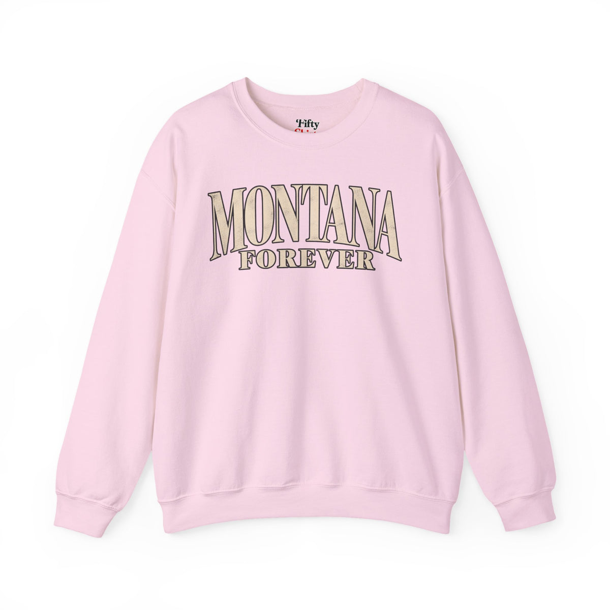 Montana Forever Unisex Crewneck Sweatshirt State Name Graphic