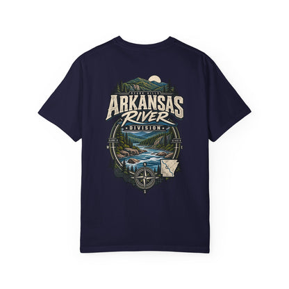 Arkansas River Division Unisex Comfort Color 1717 Streetwear Graphic Tee