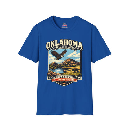 Oklahoma Sooner State Adventure Unisex Softstyle T Shirt State Pride Graphic Tee Collections FS03