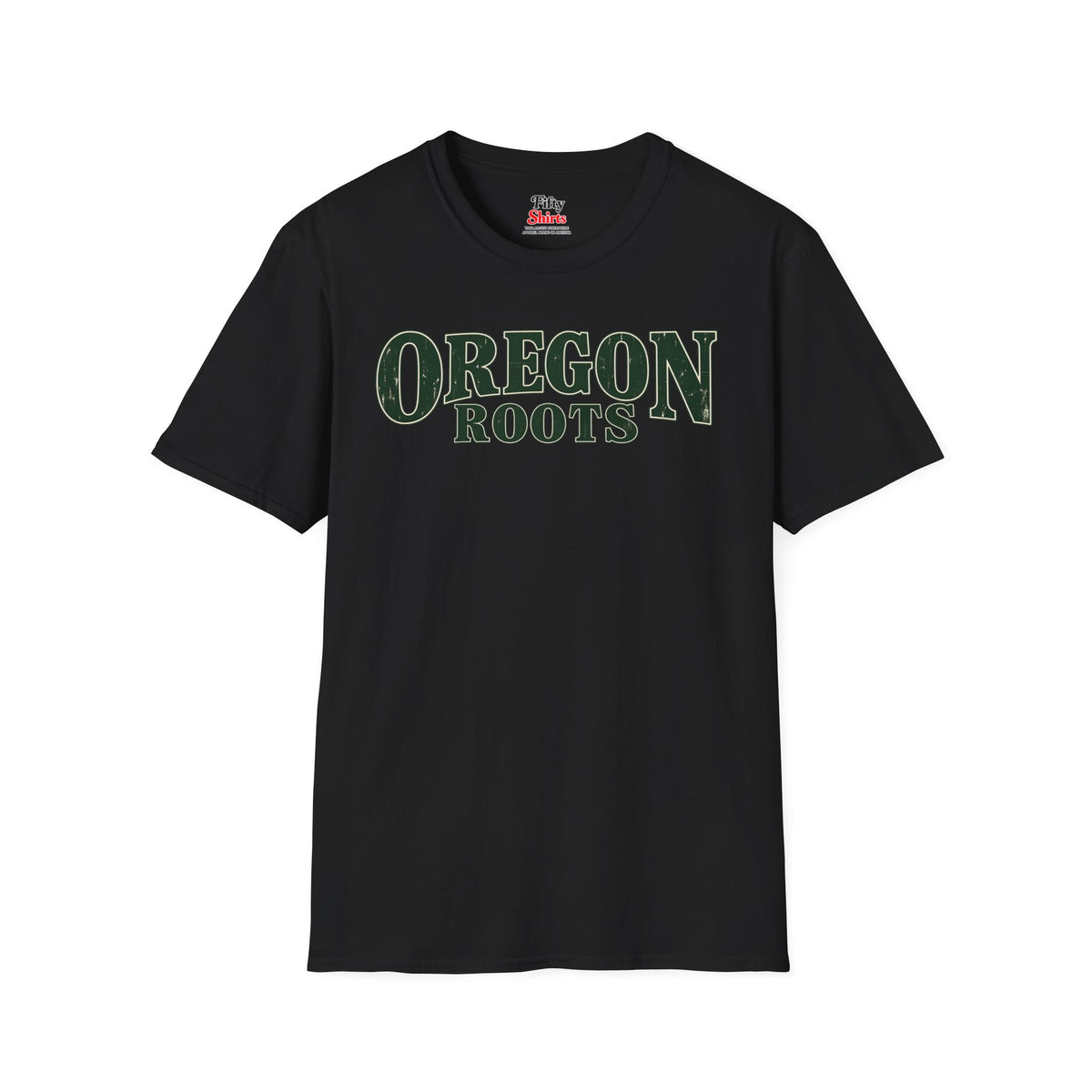 Oregon Roots Unisex Softstyle T Shirt State Name Graphic Tee