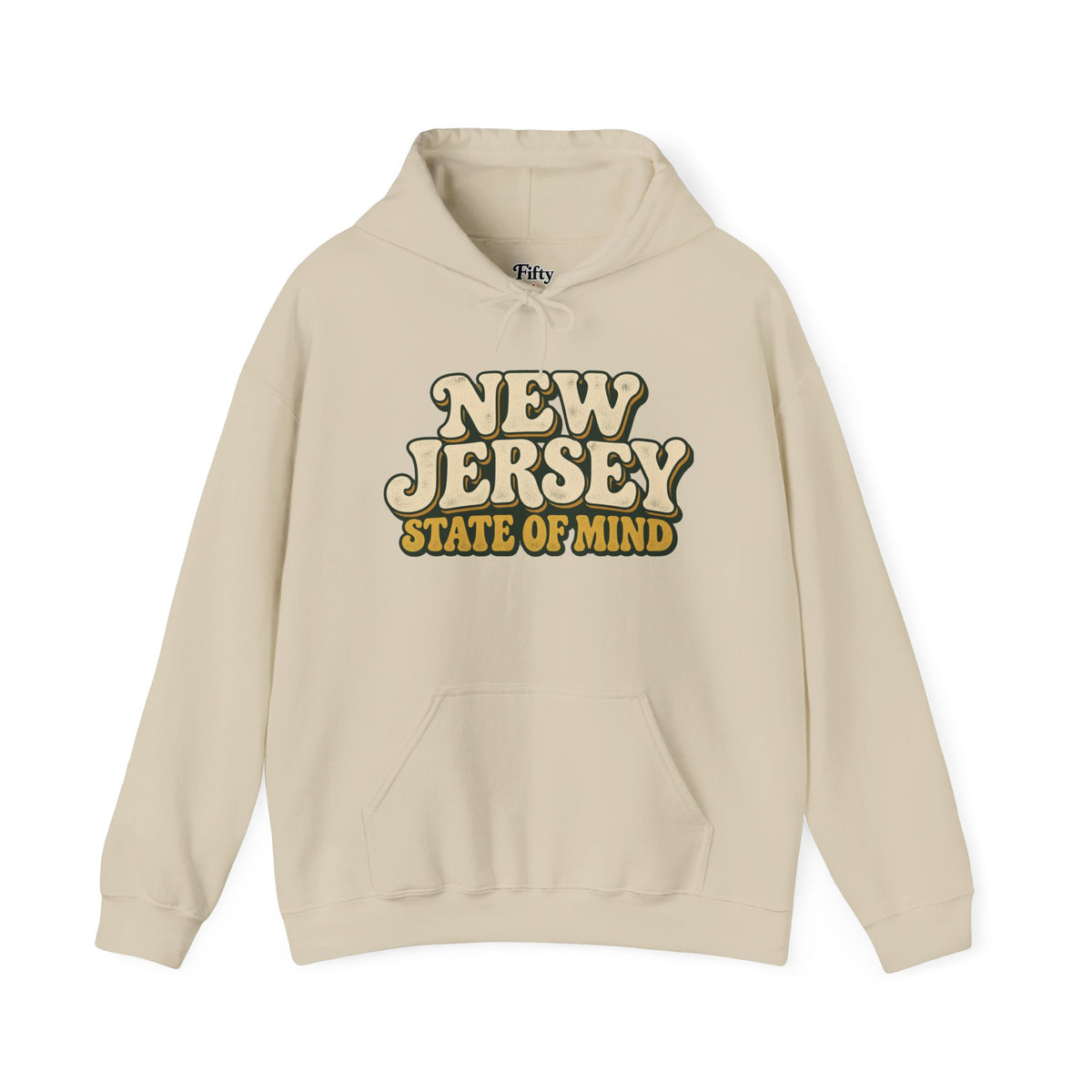 New Jersey State of Mind Unisex Hoodie State Name Graphic