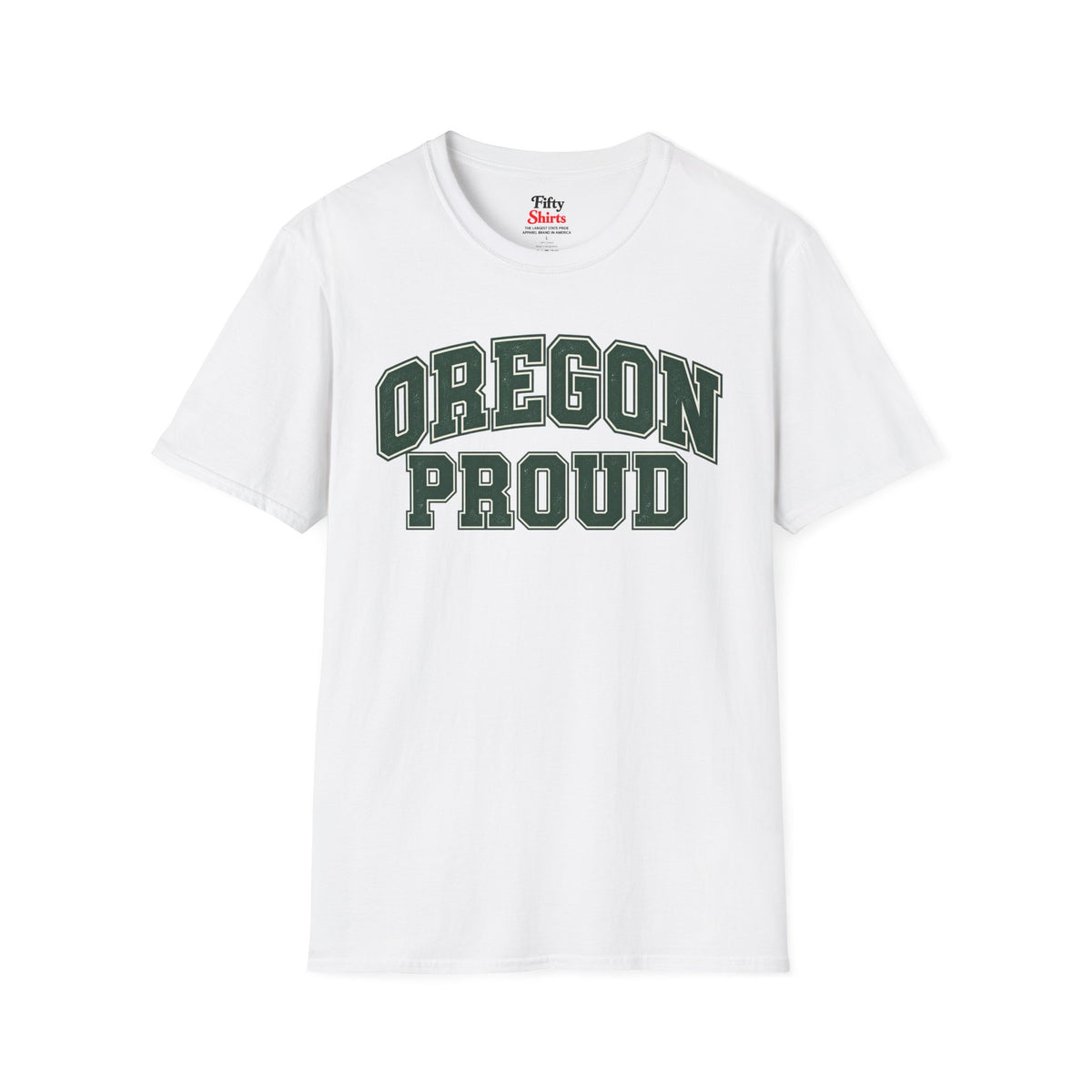 Oregon Proud Unisex Softstyle T Shirt State Name Graphic Tee