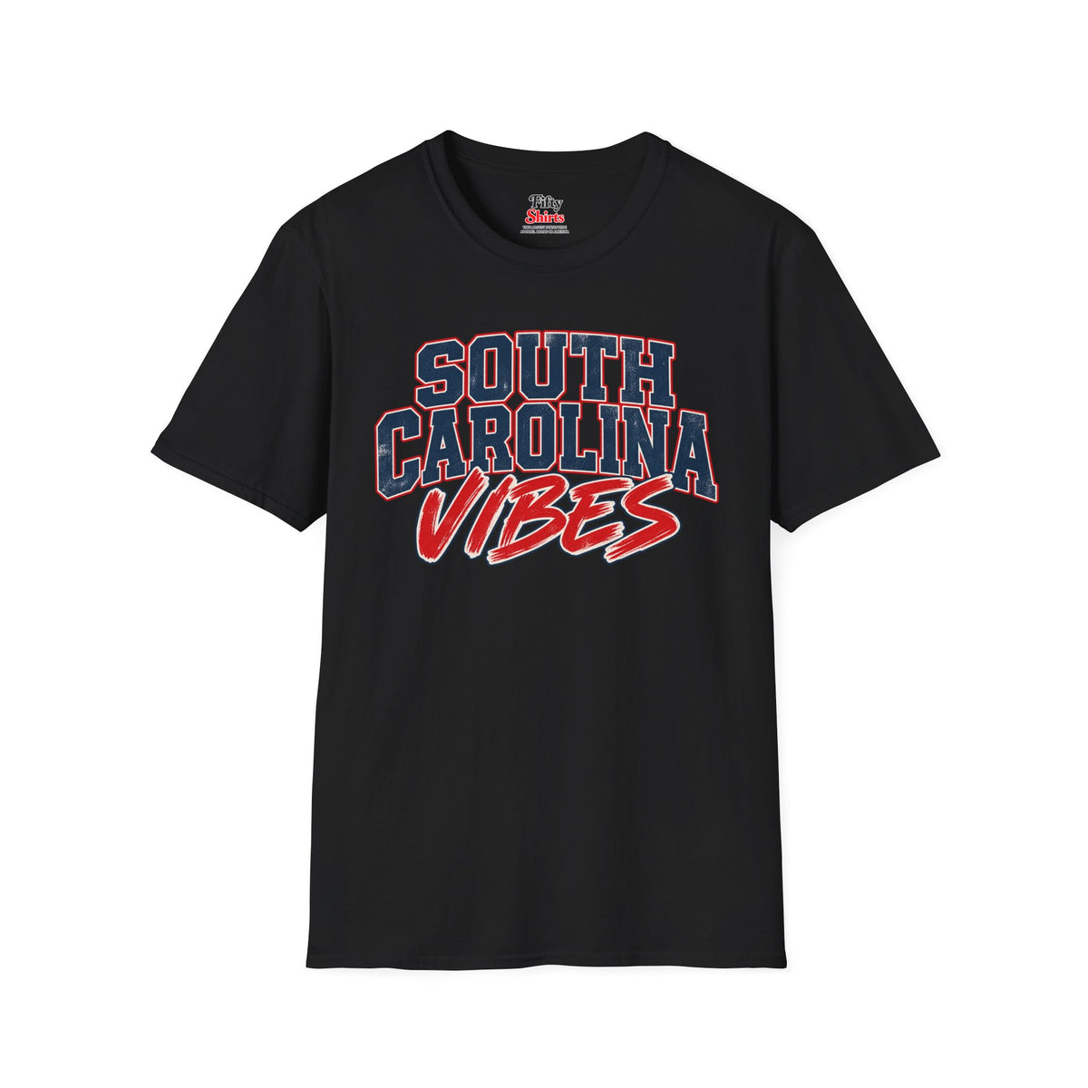 South Carolina Vibes Unisex Softstyle T Shirt State Name Graphic Tee