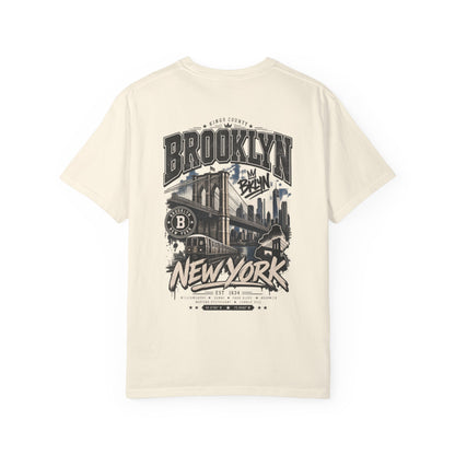 Brooklyn New York Unisex Comfort Color 1717 Streetwear Graphic Tee