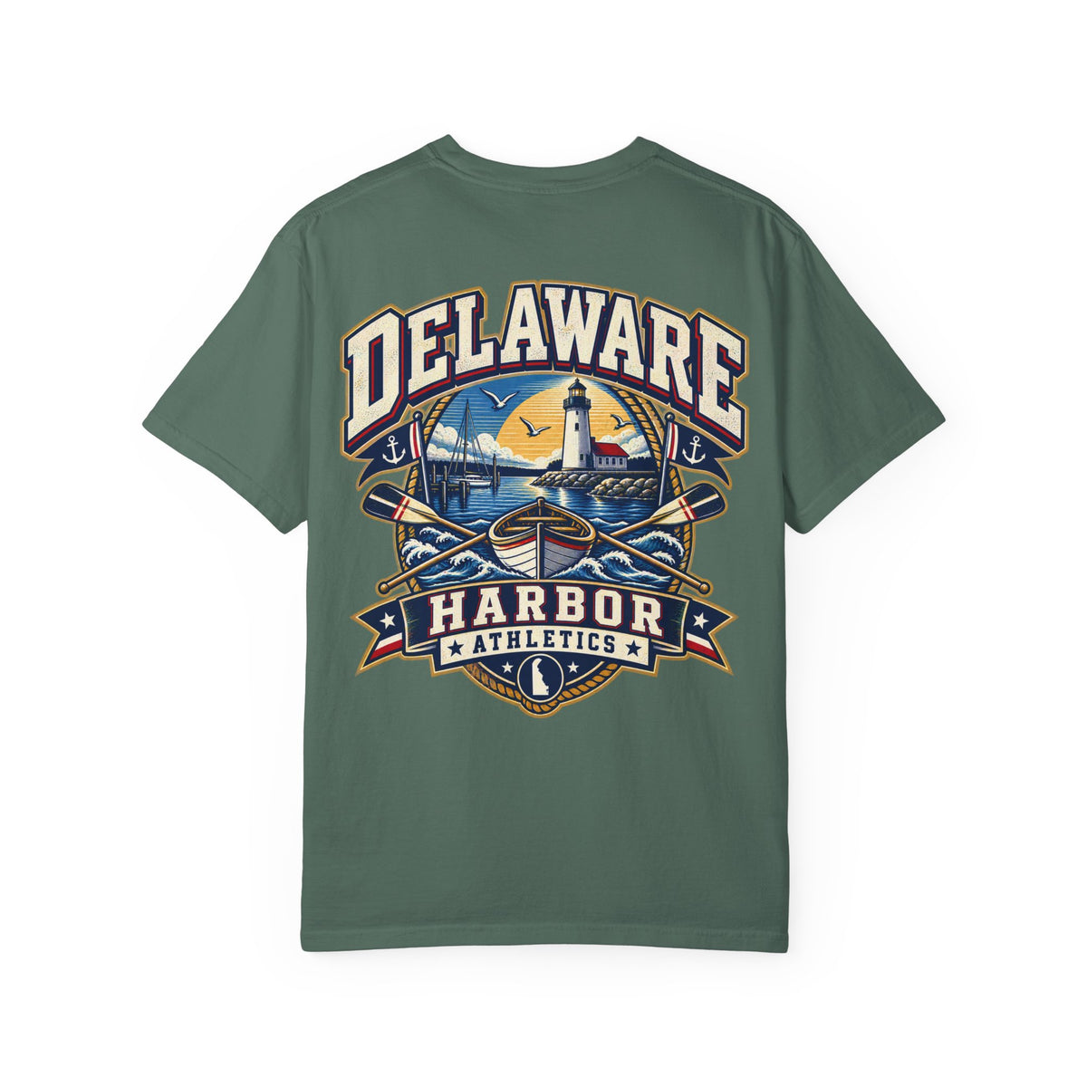 Delaware Harbor Athletics  Unisex Comfort Color 1717 Streetwear Graphic Tee