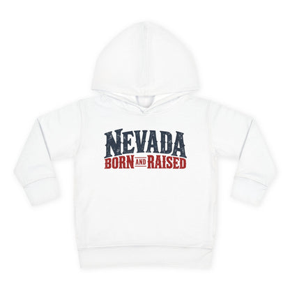 Nevada Born and Raised Classic Ranchwear Unisex Toddler Pullover Fleece Hoodie