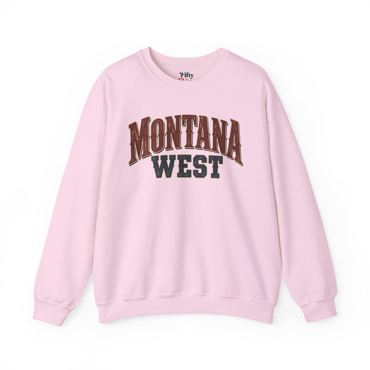 Montana West Unisex Crewneck Sweatshirt State Name Graphic