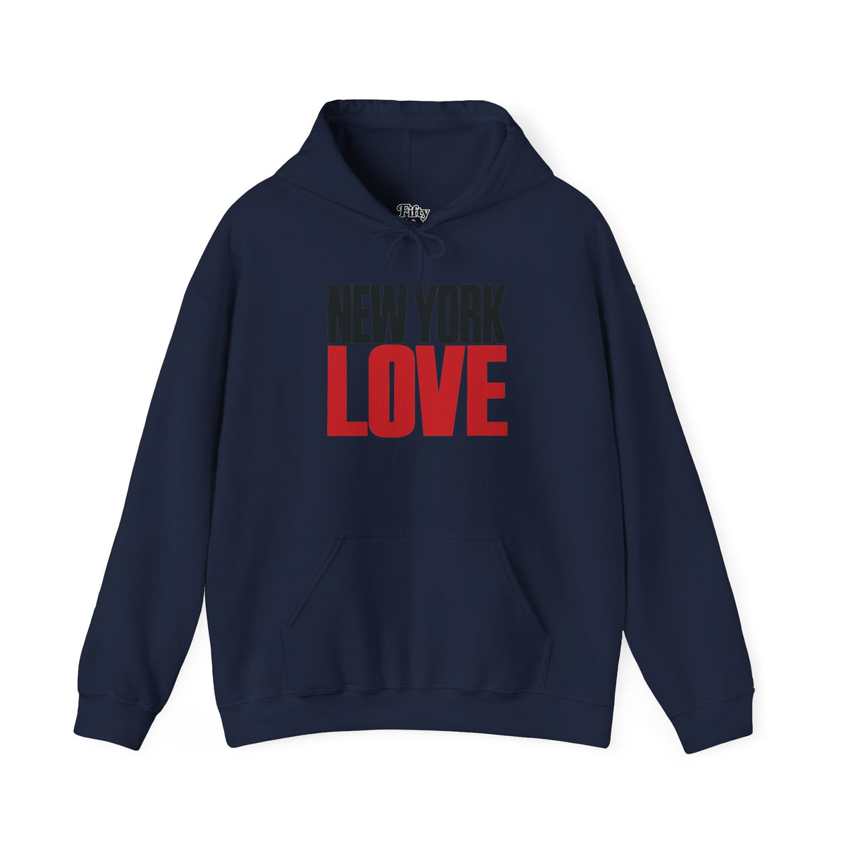 New York Love Unisex Hoodie State Name Graphic