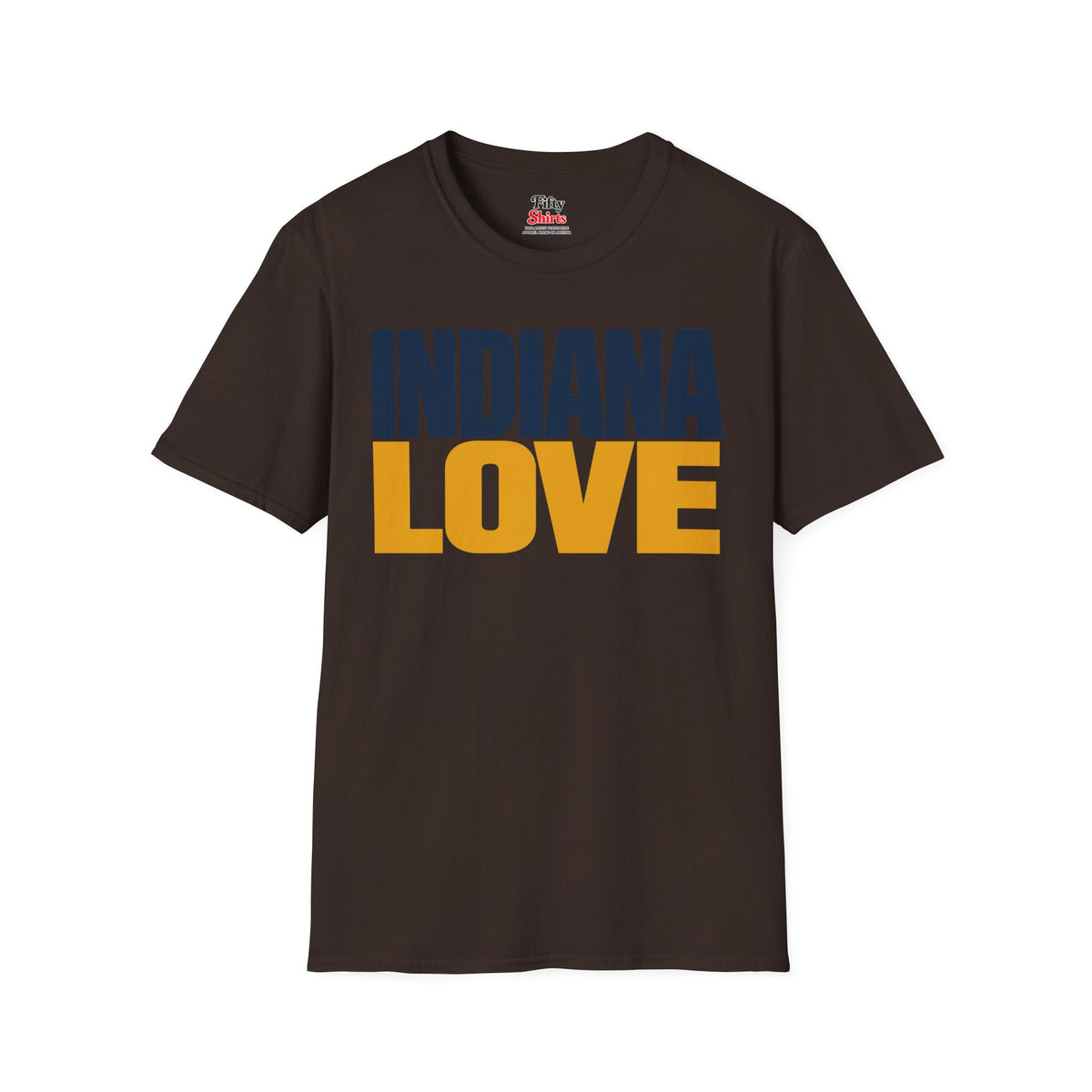 Indiana Love Unisex Softstyle T Shirt State Name Graphic Tee