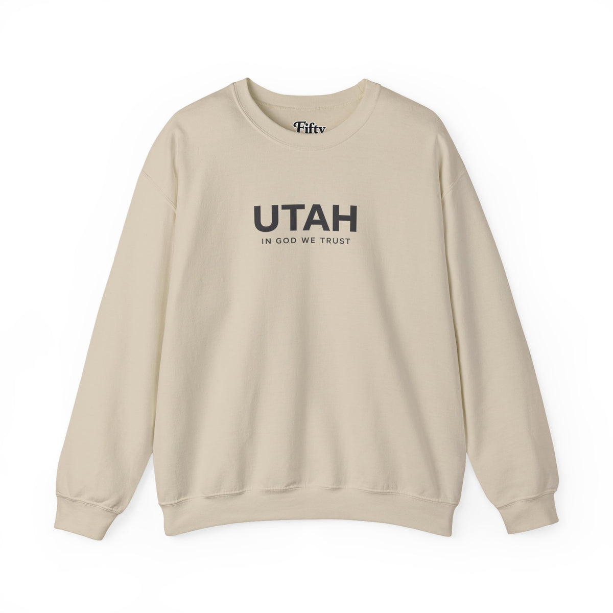 Utah All State In God We Trust Unisex Crewneck Sweatshirt