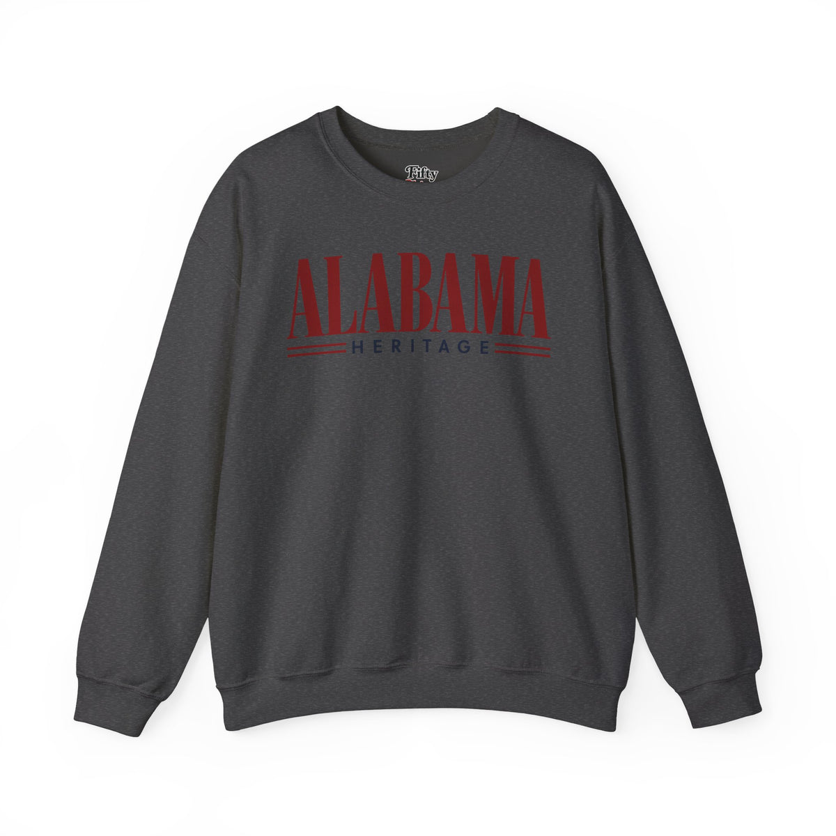 Alabama Heritage Unisex Crewneck Sweatshirt State Name Graphic