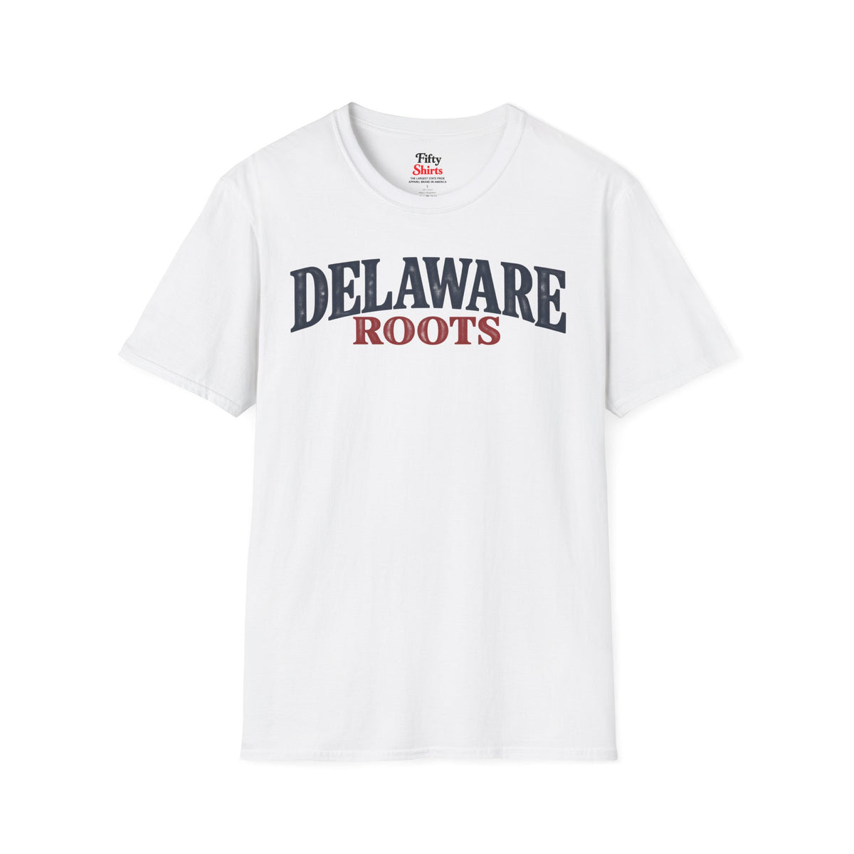 Delaware Roots Unisex Softstyle T Shirt State Name Graphic Tee