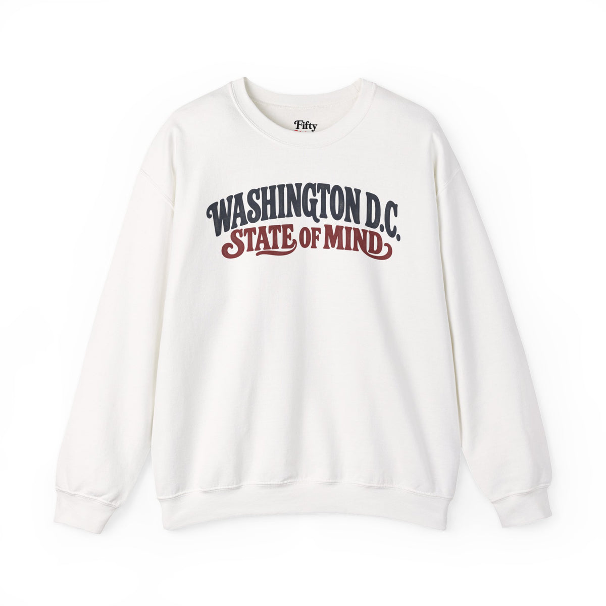 Washington DC State of Mind Unisex Crewneck Sweatshirt State Name Graphic
