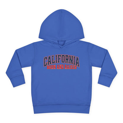 California Born and Raised Vintage Athletic Heritage Unisex Toddler Pullover Fleece Hoodie