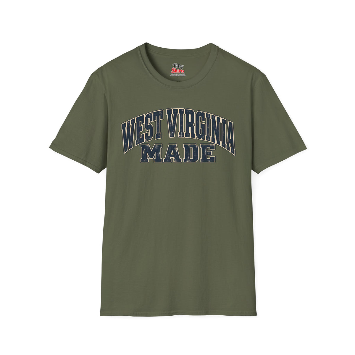 West Virginia Made Unisex Softstyle T Shirt State Name Graphic Tee