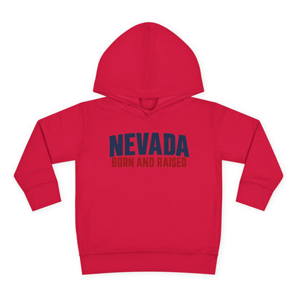 Nevada Born and Raised Minimal Heritage Unisex Toddler Pullover Fleece Hoodie