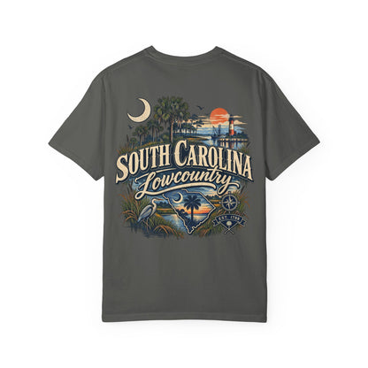 South Carolina Lowcountry Unisex Comfort Color 1717 Streetwear Graphic Tee