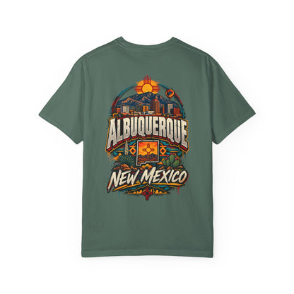 Albuquerque New Mexico Unisex Comfort Color 1717 Streetwear Graphic Tee