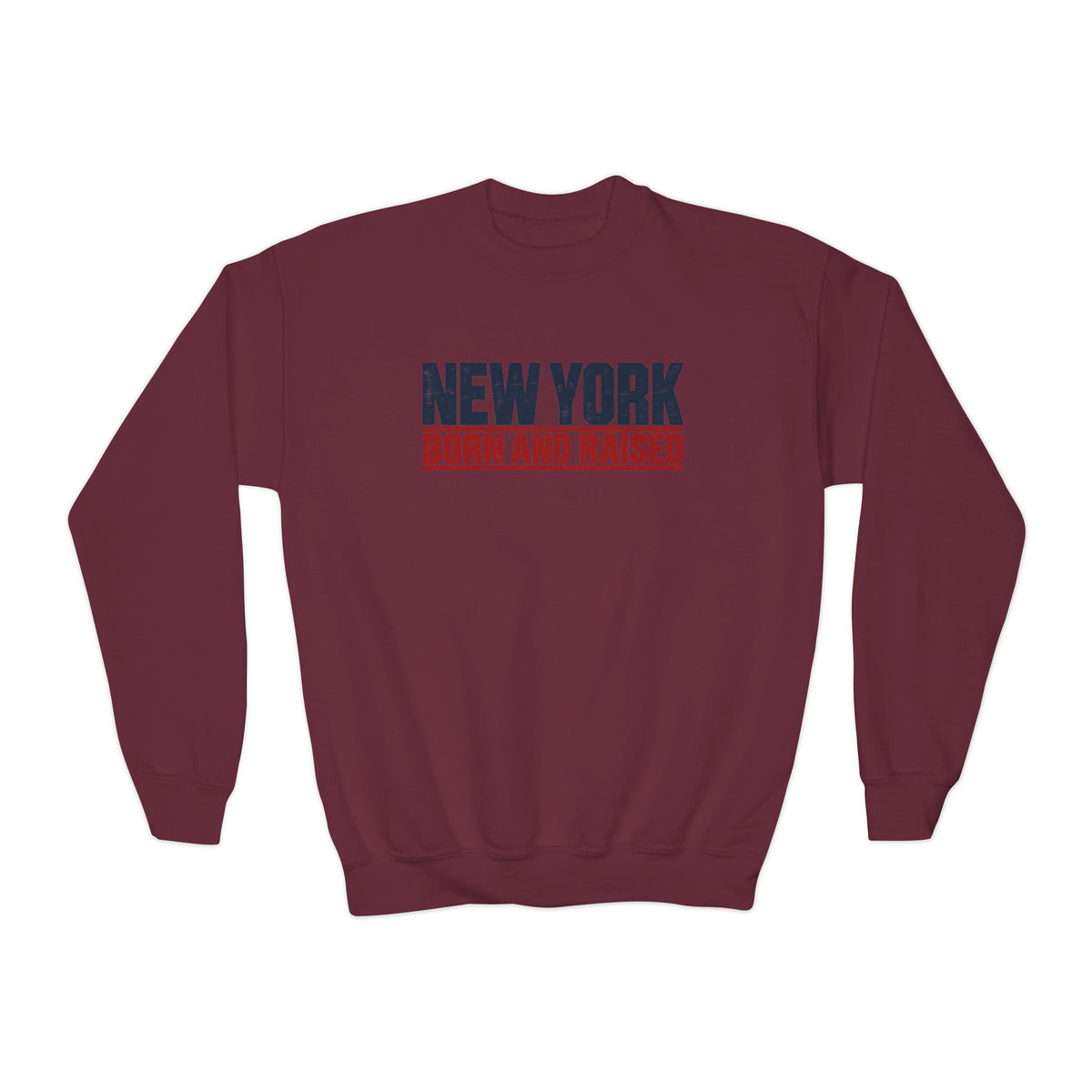 New York Born and Raised Workwear Unisex Crewneck Sweatshirt Graphic