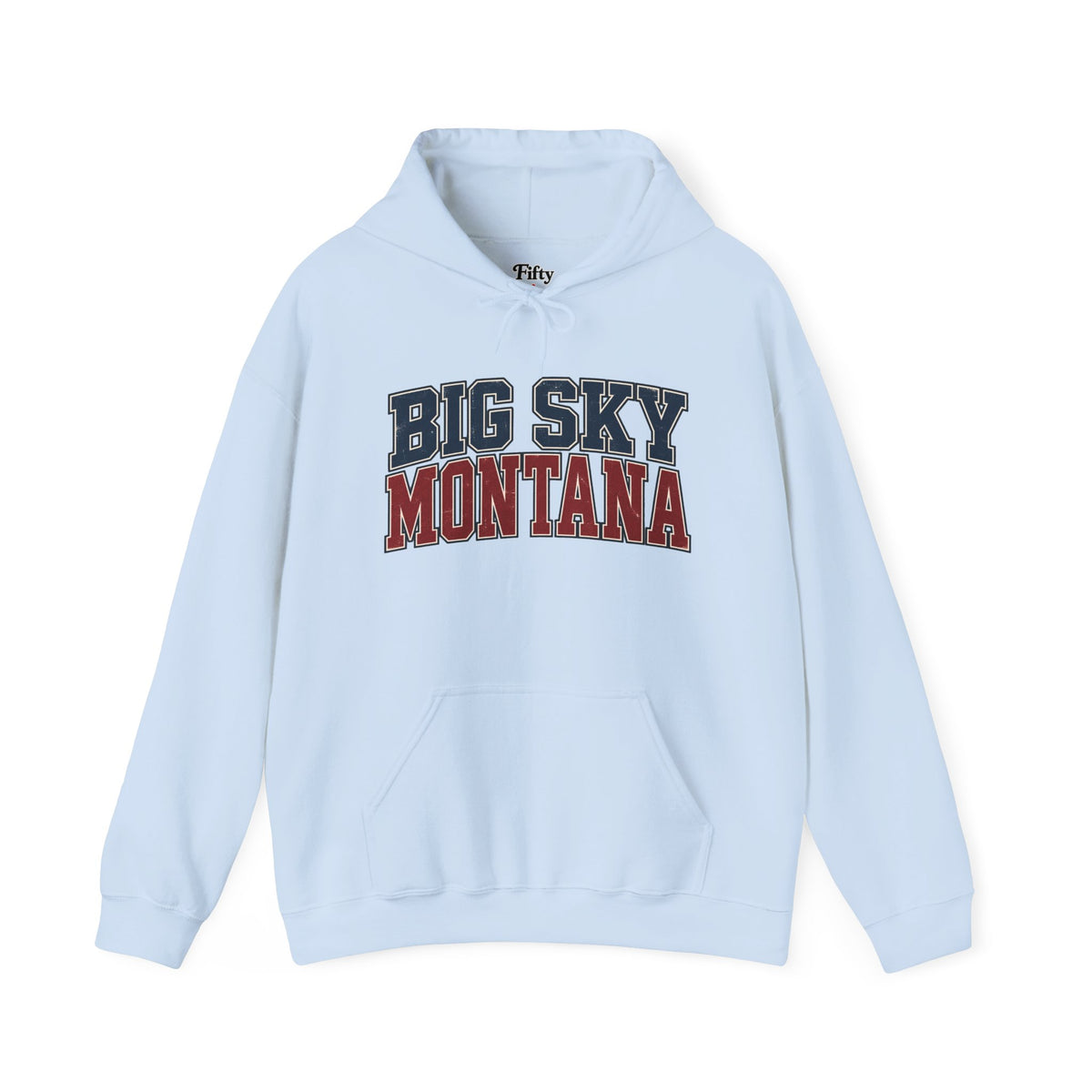 Big Sky Montana Unisex Hoodie State Name Graphic