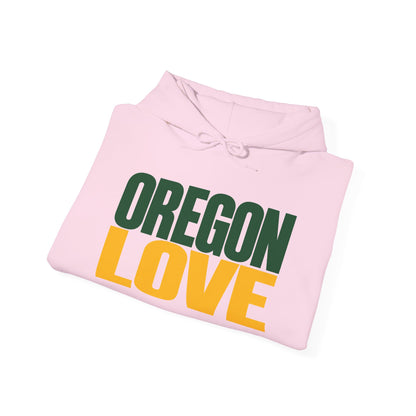 Oregon Love Unisex Hoodie State Name Graphic
