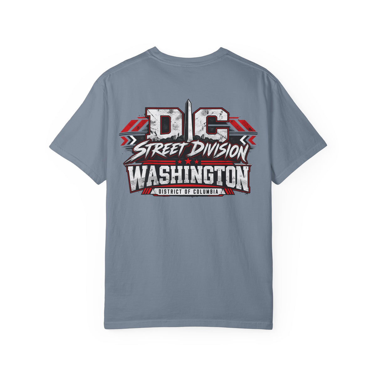 Washington DC Street Division Unisex Comfort Color 1717 Streetwear Graphic Tee