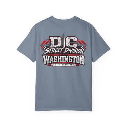 Washington DC Street Division Unisex Comfort Color 1717 Streetwear Graphic Tee