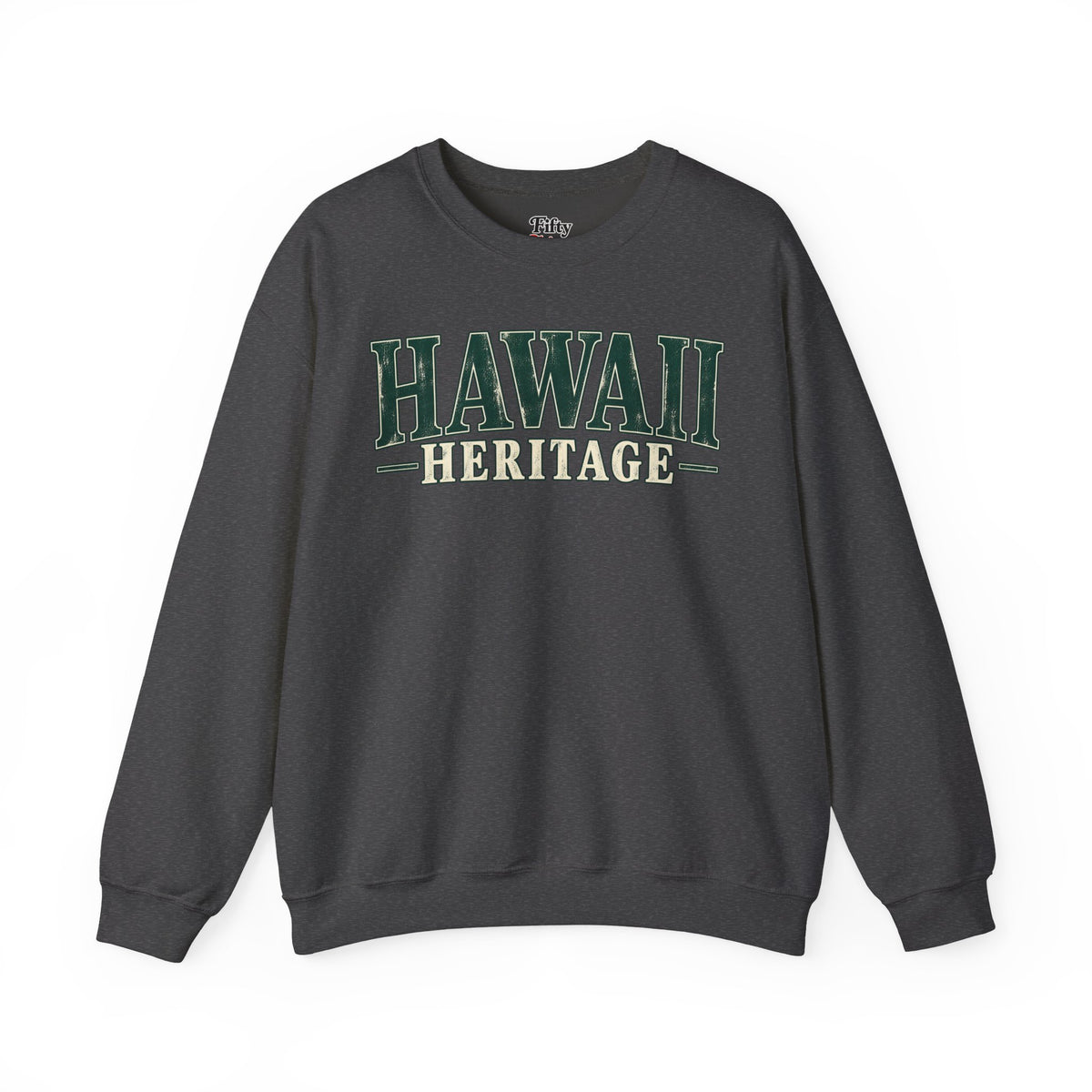 Hawaii Heritage Unisex Crewneck Sweatshirt State Name Graphic