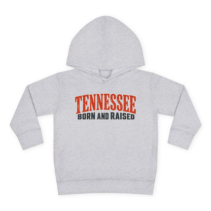 Tennessee Born and Raised Premium Southern Heritage Unisex Toddler Pullover Fleece Hoodie