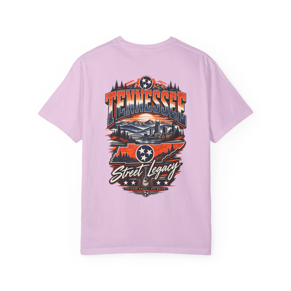 Tennessee Street Legacy Unisex Comfort Color 1717 Streetwear Graphic Tee