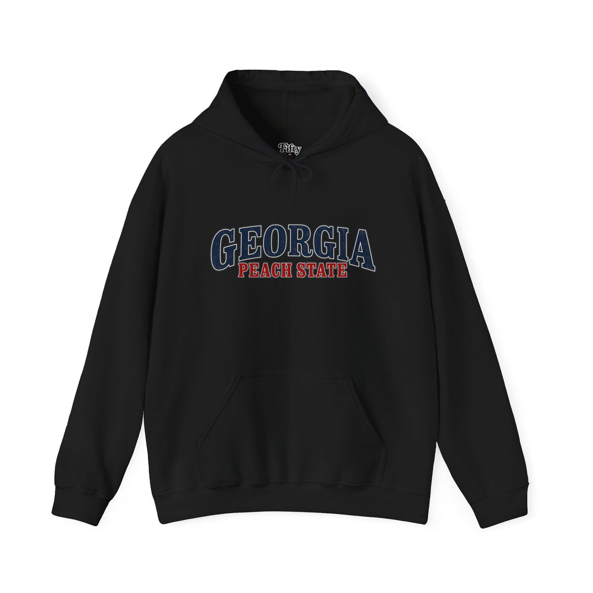 Georgia Peach State Unisex Hoodie State Name Graphic