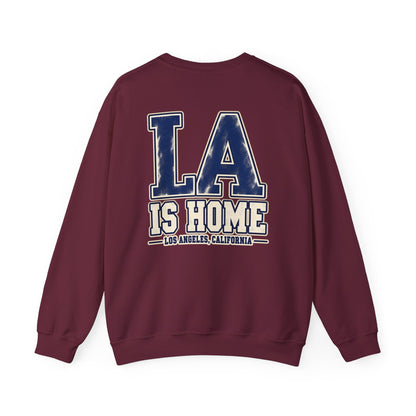 LA Is Home Los Angeles Unisex Crewneck Sweatshirt Graphic