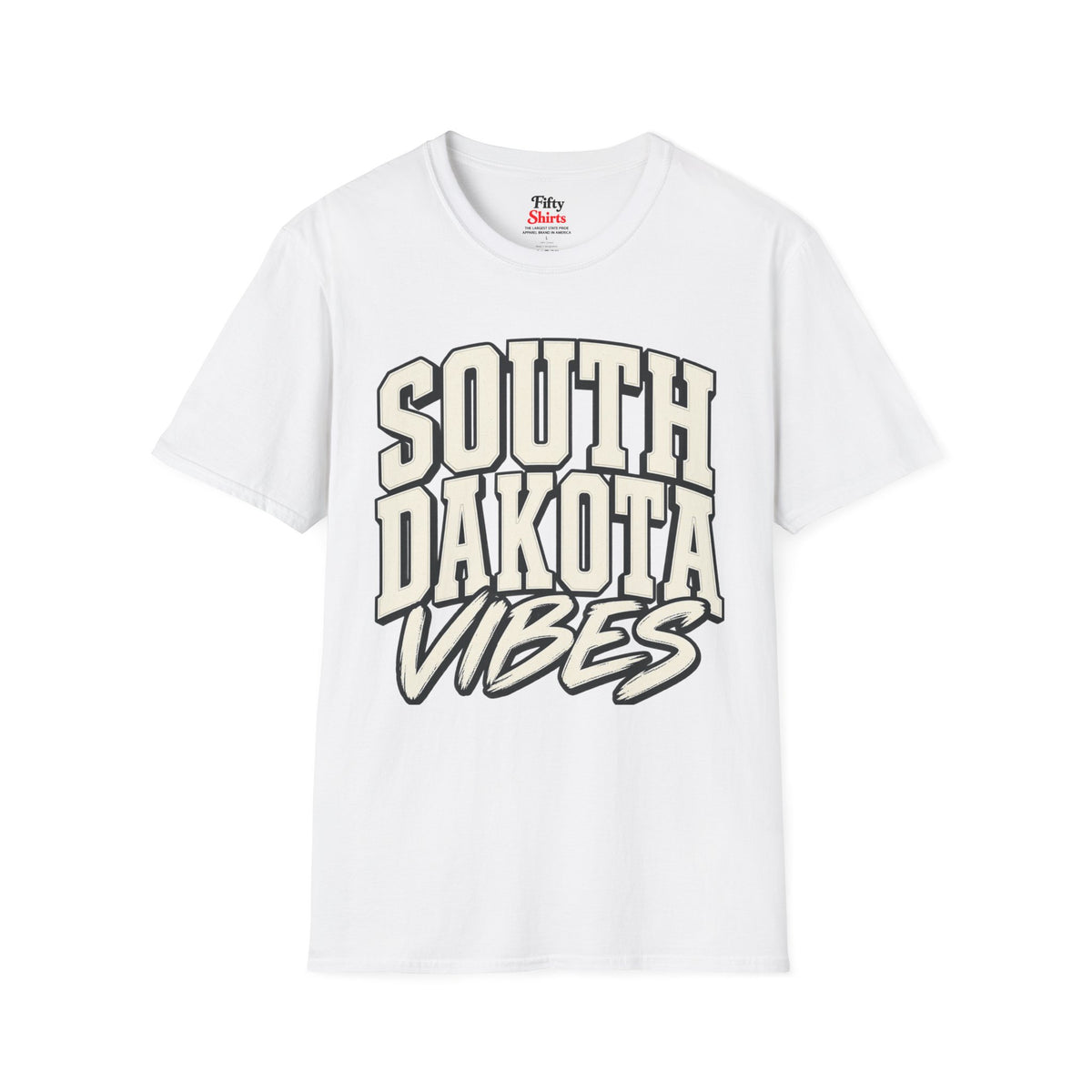 South Dakota Vibes Unisex Softstyle T Shirt State Name Graphic Tee